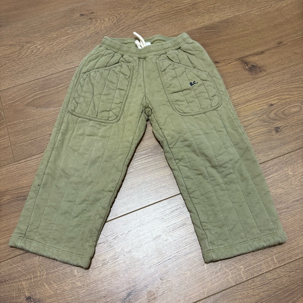 Bobo Choses Quilted Green Pants with Drawstring Size 2-3 years toddler (98 cm)